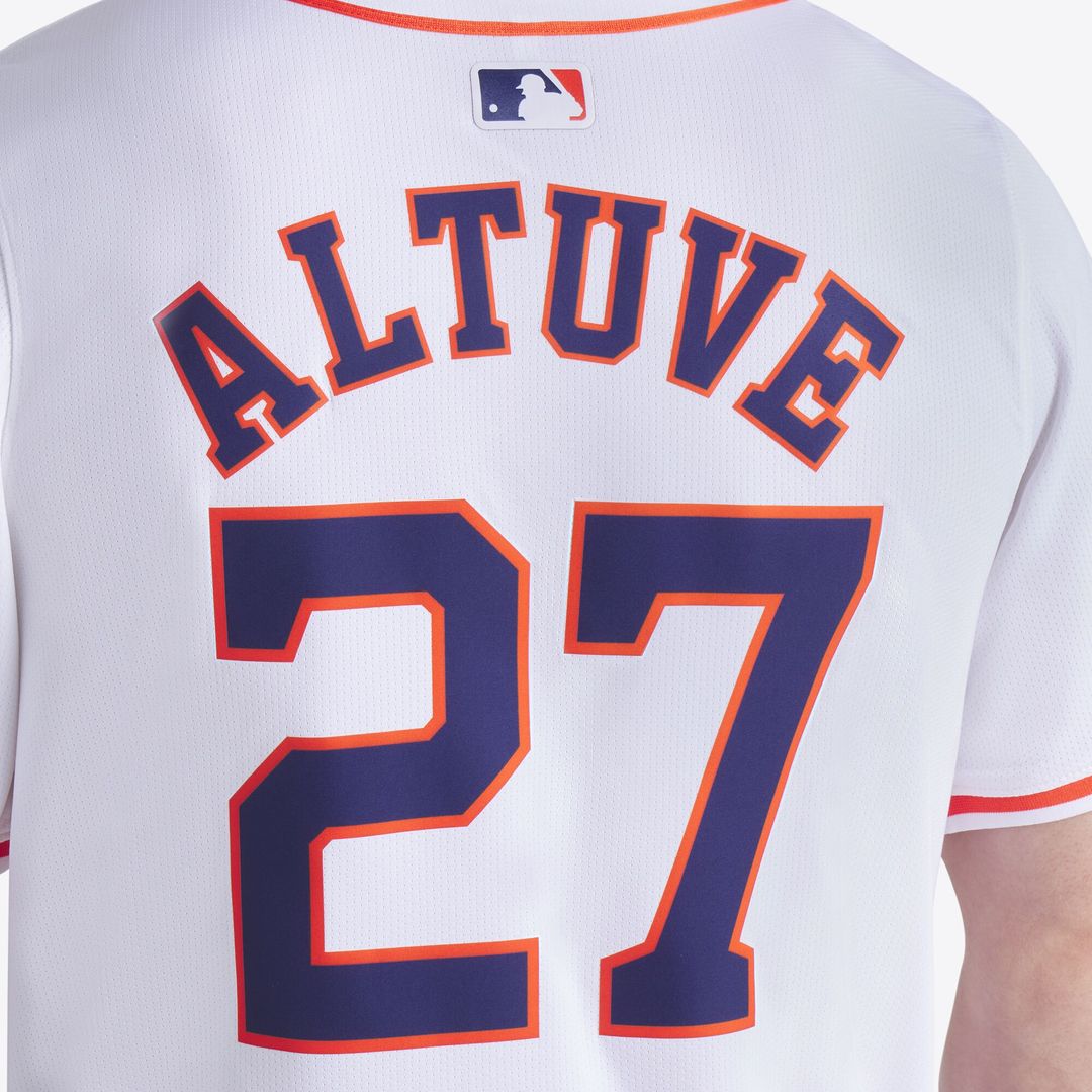 Houston Astros Jose Altuve Nike Home Limited Jersey - White