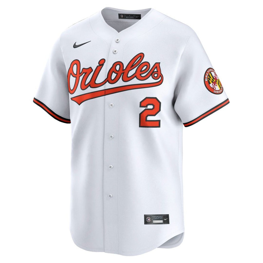 Baltimore Orioles Gunnar Henderson Nike Limited Jersey - White