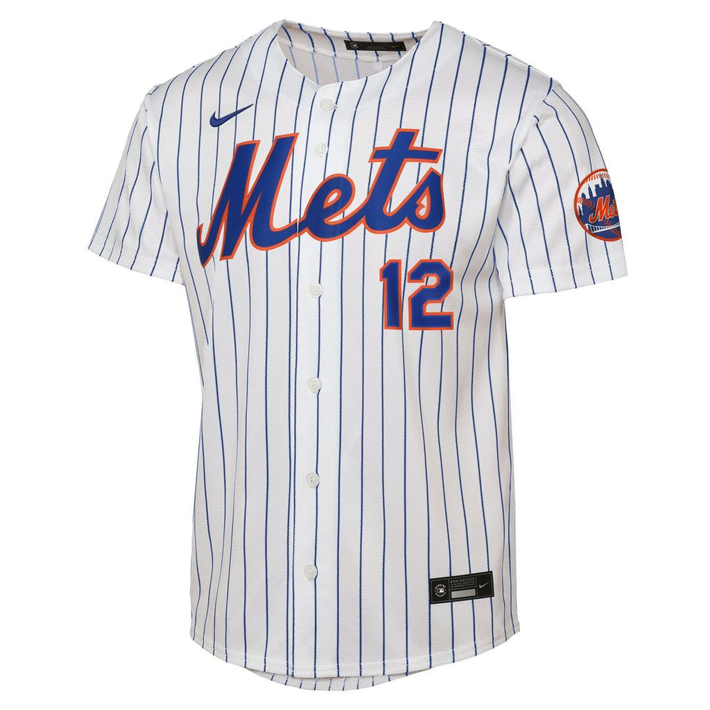 New York Mets Francisco Lindor Nike Youth Road Stadium Jersey - Gray