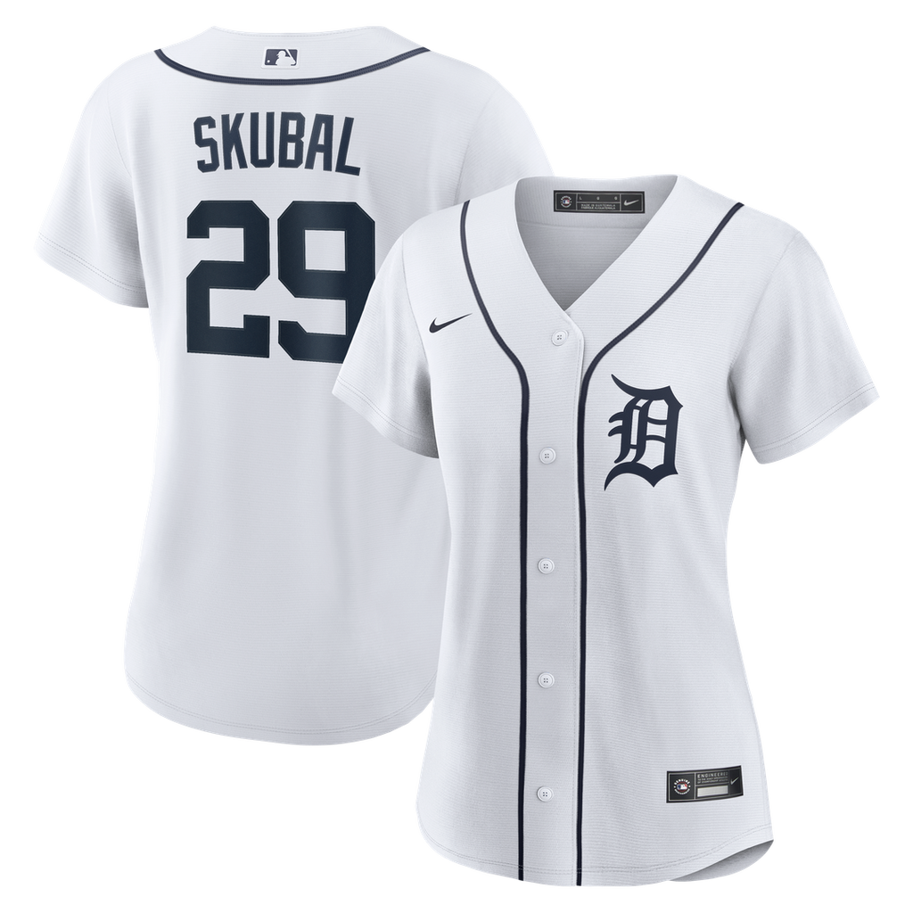 Detroit Tigers Tarik Skubal Nike Women's Home Replica Jersey - White