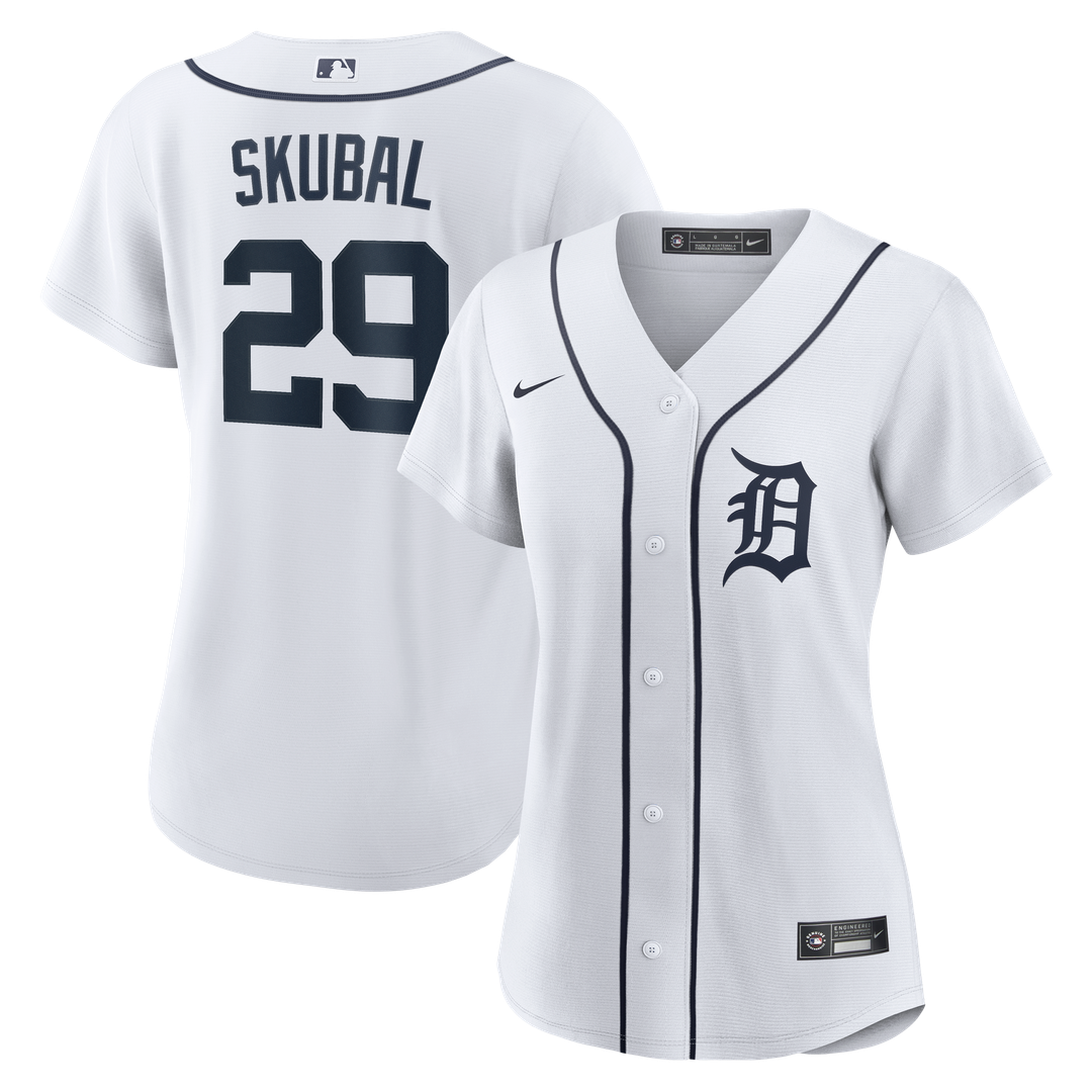 Detroit Tigers Tarik Skubal Nike Women's Home Replica Jersey - White
