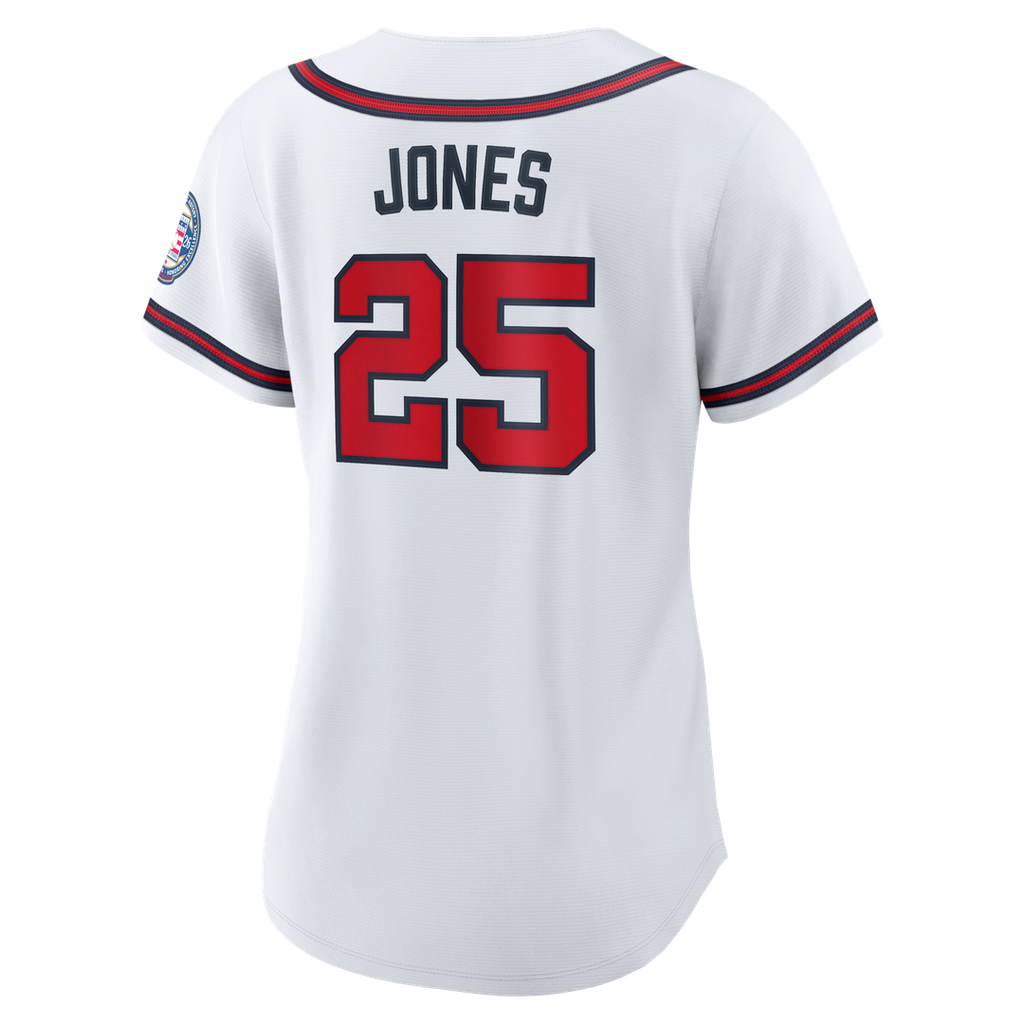 Atlanta Braves Andruw Jones Nike Women's 2026 Baseball Hall of Fame Retired Replica Jersey - White