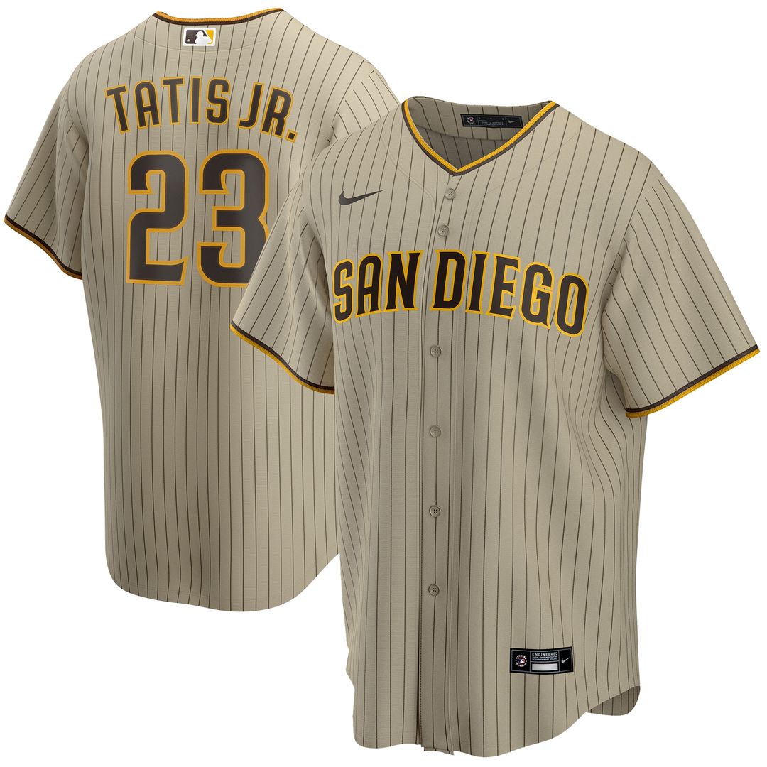 San Diego Padres Fernando Tatis Jr. Nike Alternate Replica Jersey - Tan