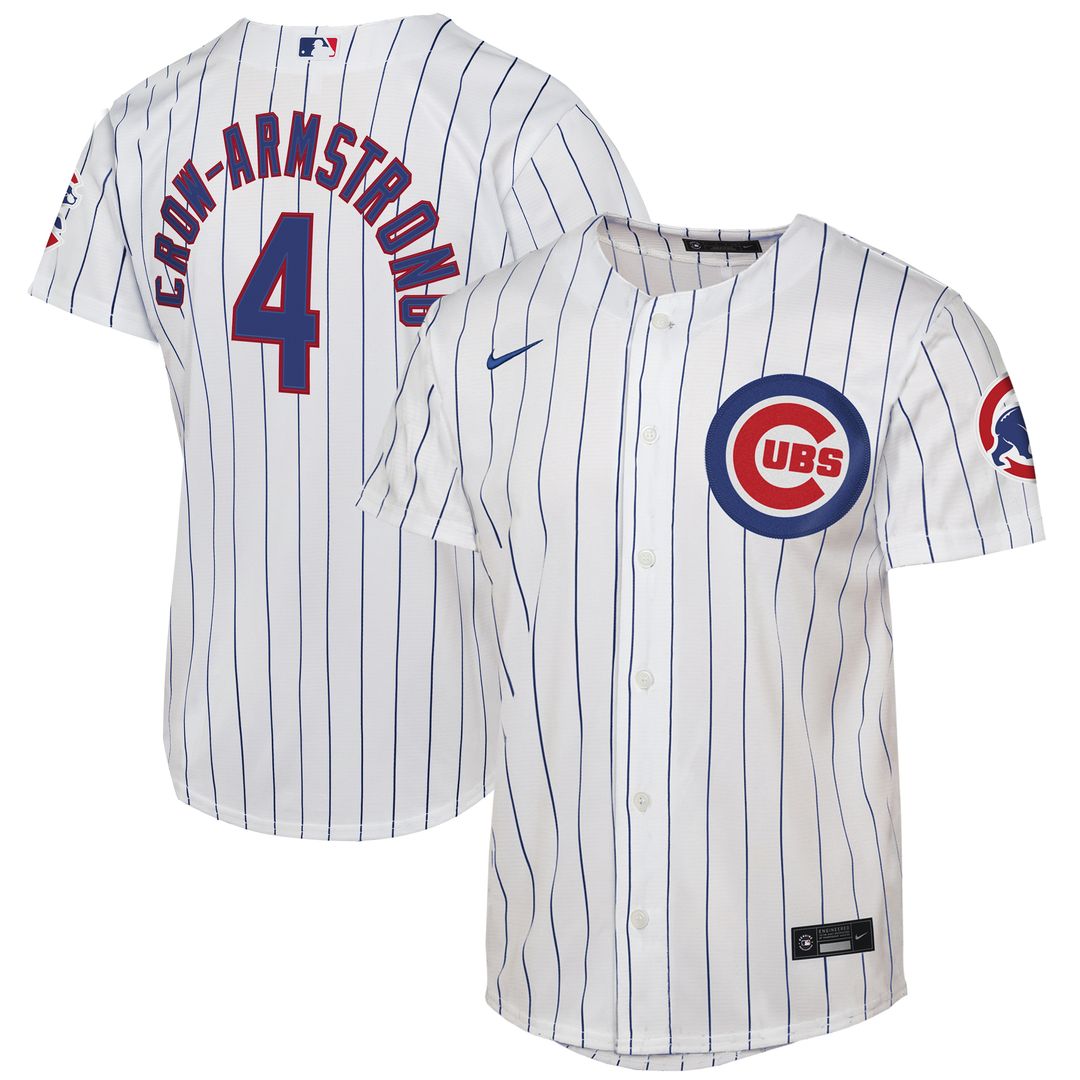 Chicago Cubs Pete Crow - Armstrong Nike Youth Alternate 2 Stadium Jersey - Light Blue