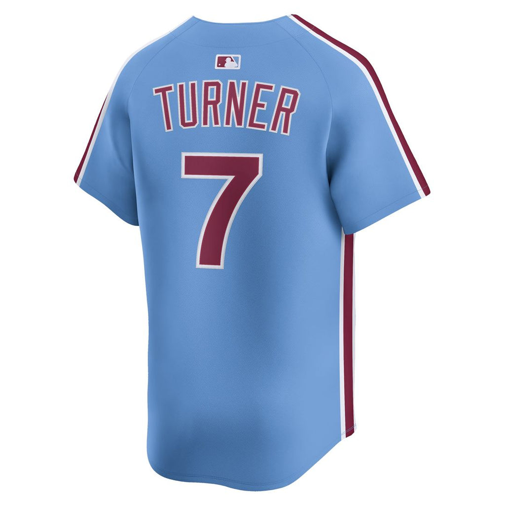 Philadelphia Phillies Trea Turner Nike Alternate Limited Jersey - Light Blue