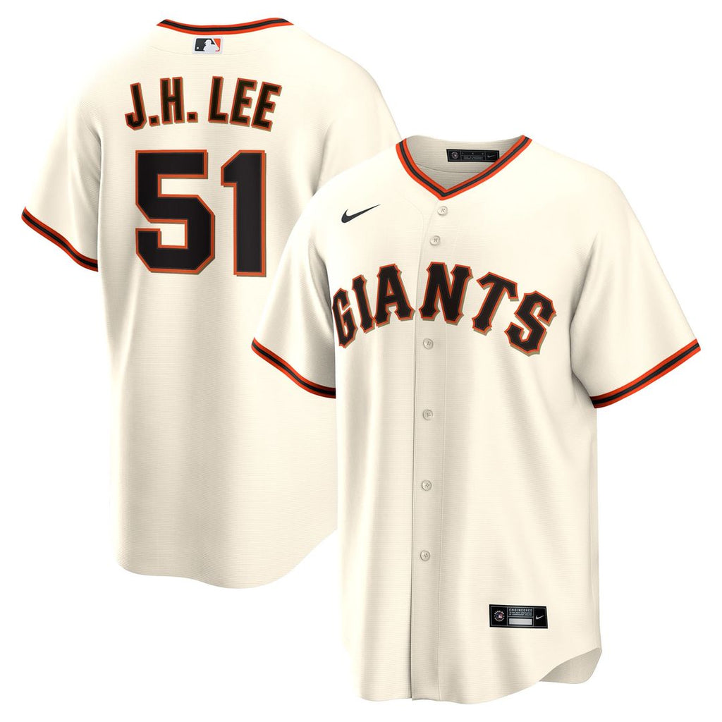 San Francisco Giants Jung Hoo Lee Nike Home Replica Jersey - Cream