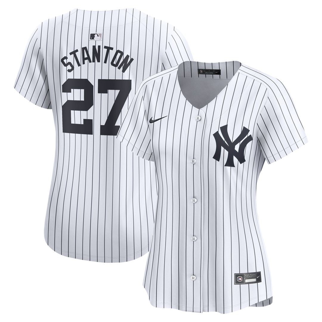 New York Yankees Giancarlo Stanton Nike Women's Home Limited Jersey - White