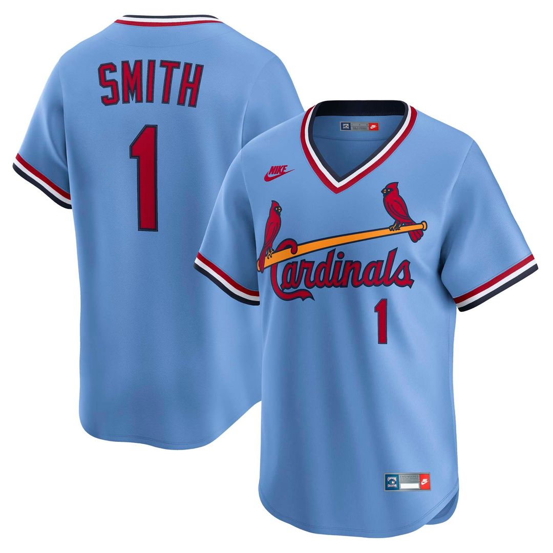 St. Louis Cardinals Ozzie Smith Nike Throwback Cooperstown Limited Jersey - White