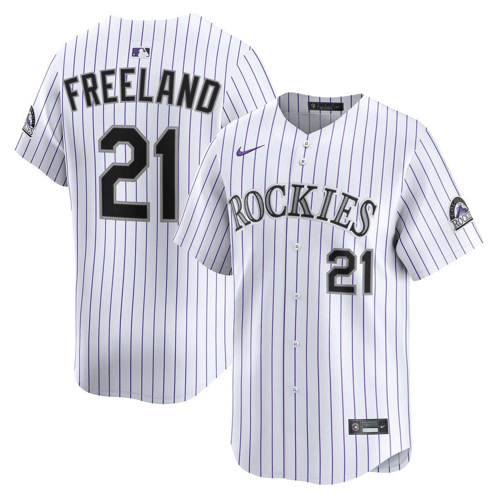 Colorado Rockies Kyle Freeland Nike Home Limited Jersey - White