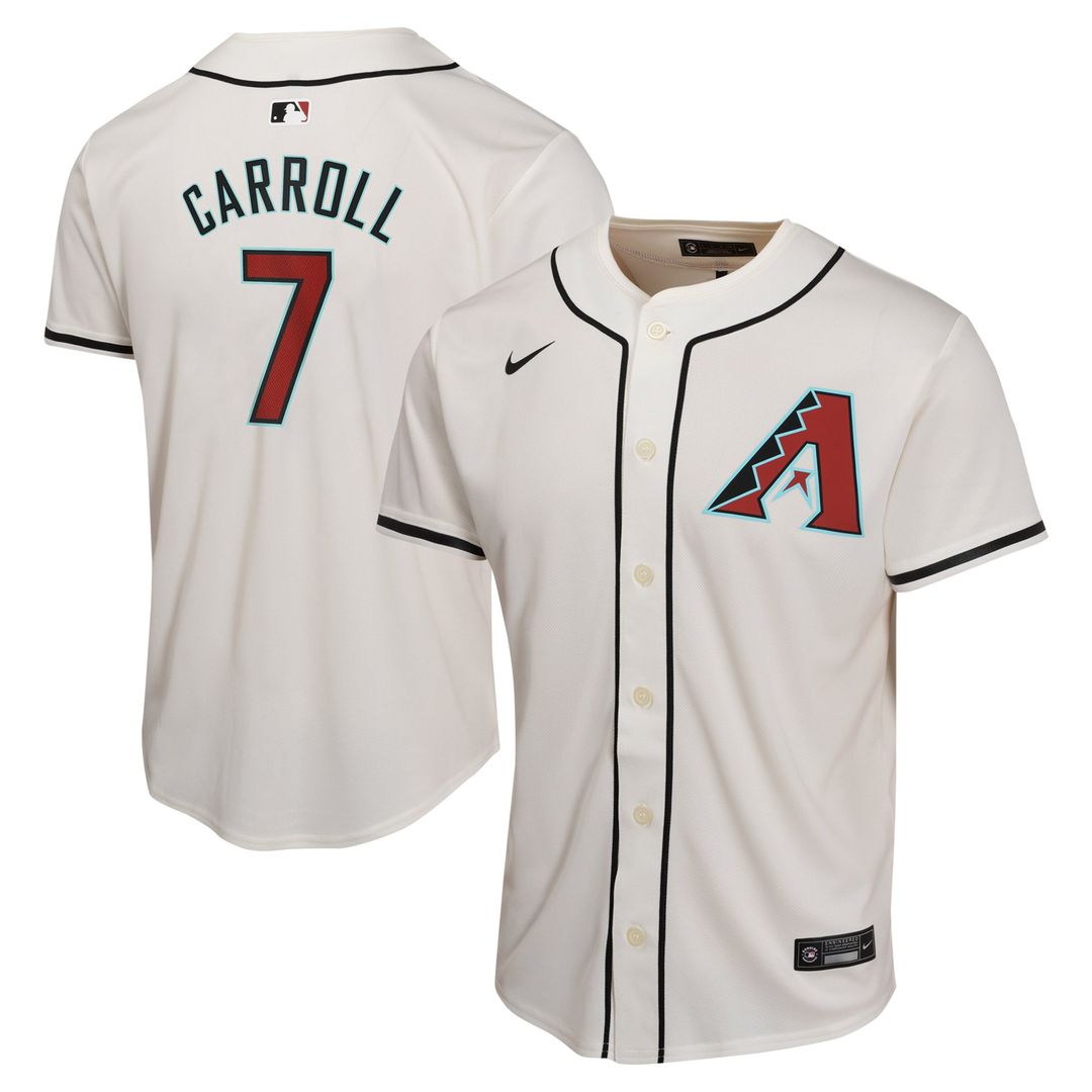 Arizona Diamondbacks Corbin Carroll Nike Youth Home Game Jersey - White