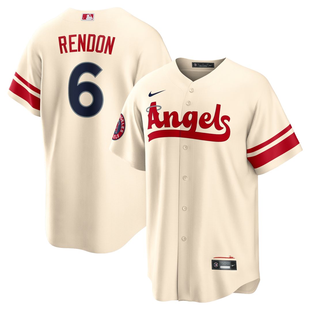 Los Angeles Angels Anthony Rendon Nike City Connect Replica Jersey - Cream