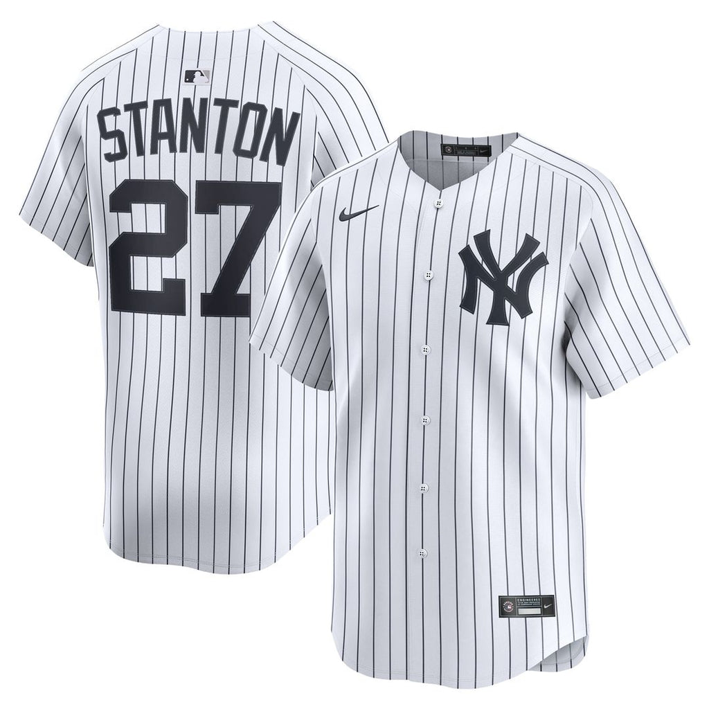 New York Yankees Giancarlo Stanton Nike Home Limited Jersey - White
