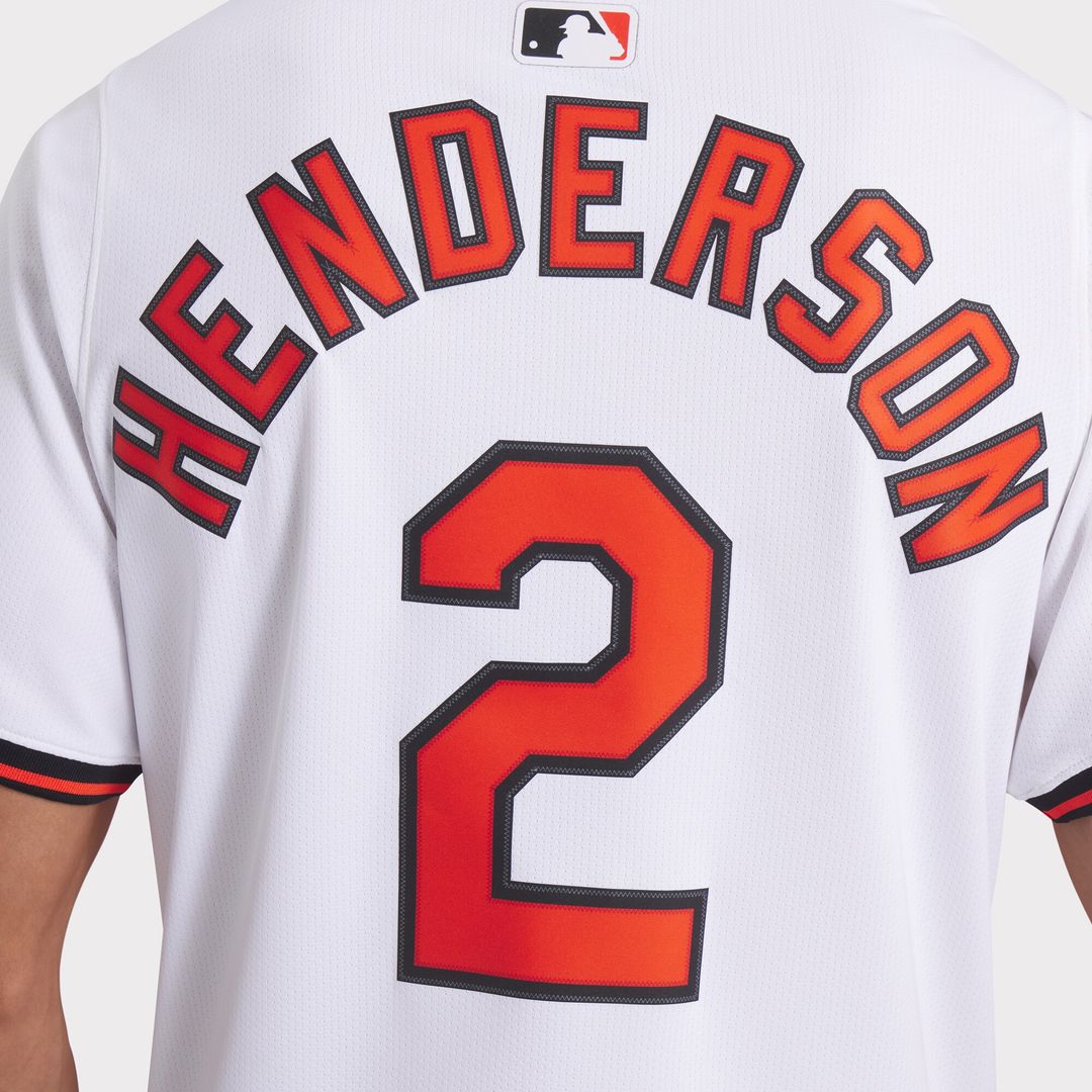 Baltimore Orioles Gunnar Henderson Nike Home Limited Jersey - White