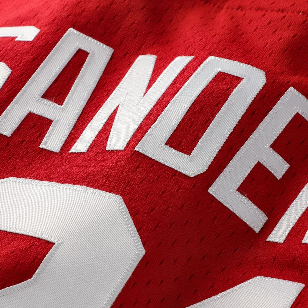 Cincinnati Reds Deion Sanders Mitchell & Ness Cooperstown Mesh Batting Practice Button-Up Jersey - Red
