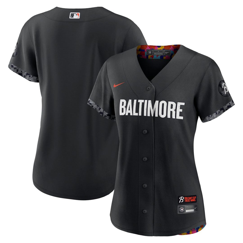 Baltimore Orioles Nike Women's City Connect Replica Jersey - Black