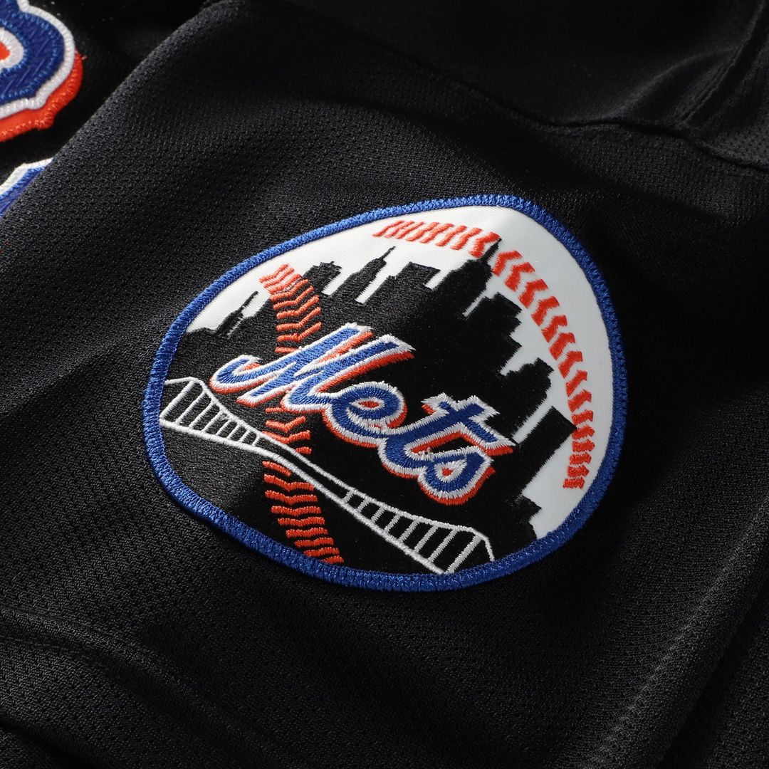 New York Mets Mike Piazza Mitchell & Ness Cooperstown 2000 Batting Practice Jersey - Black