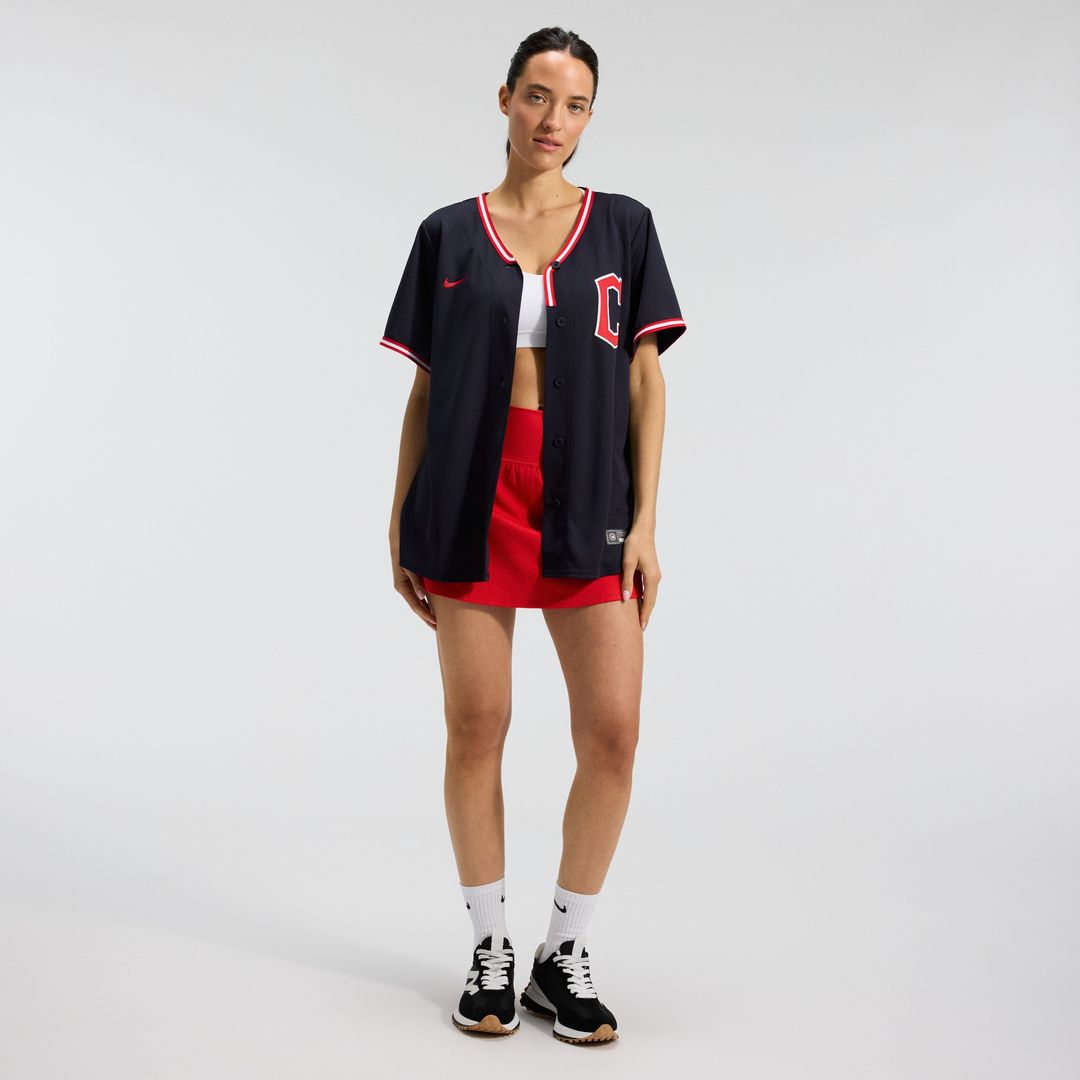Cleveland Guardians Nike Women's Alternate Replica Jersey - Navy