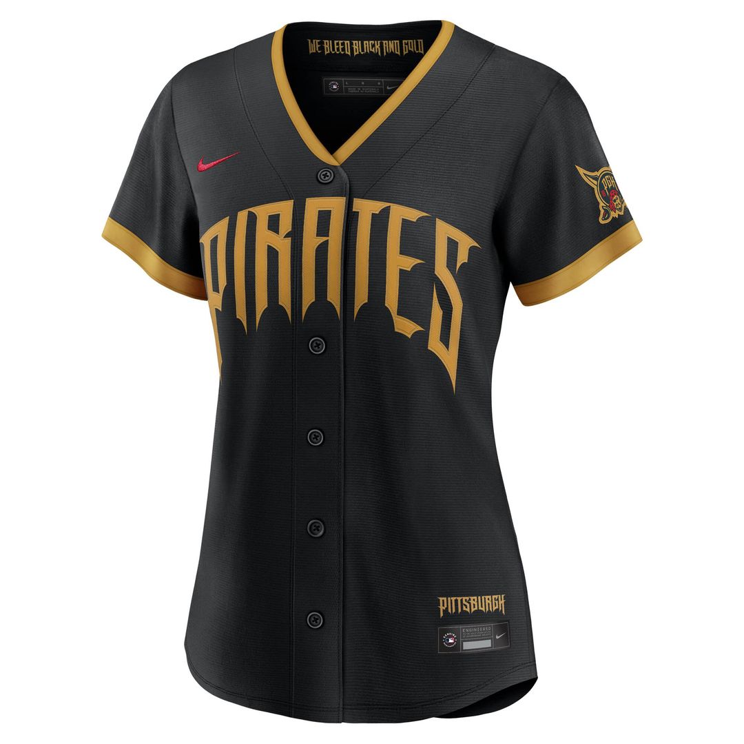 Pittsburgh Pirates Nike Women's 2026 City Connect Stadium Jersey - Black