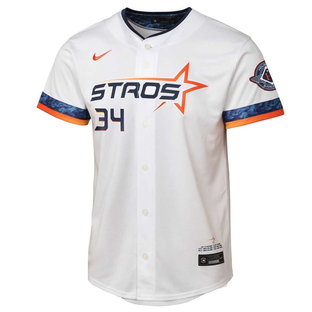 Houston Astros Nolan Ryan Nike Youth 2025 City Connect Limited Jersey - White