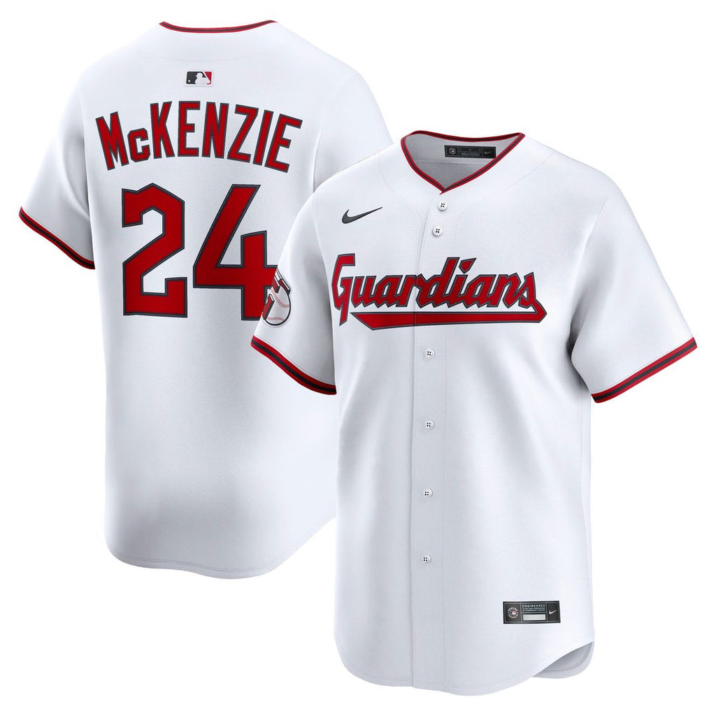 Cleveland Guardians Triston McKenzie Nike Home Limited Jersey - White