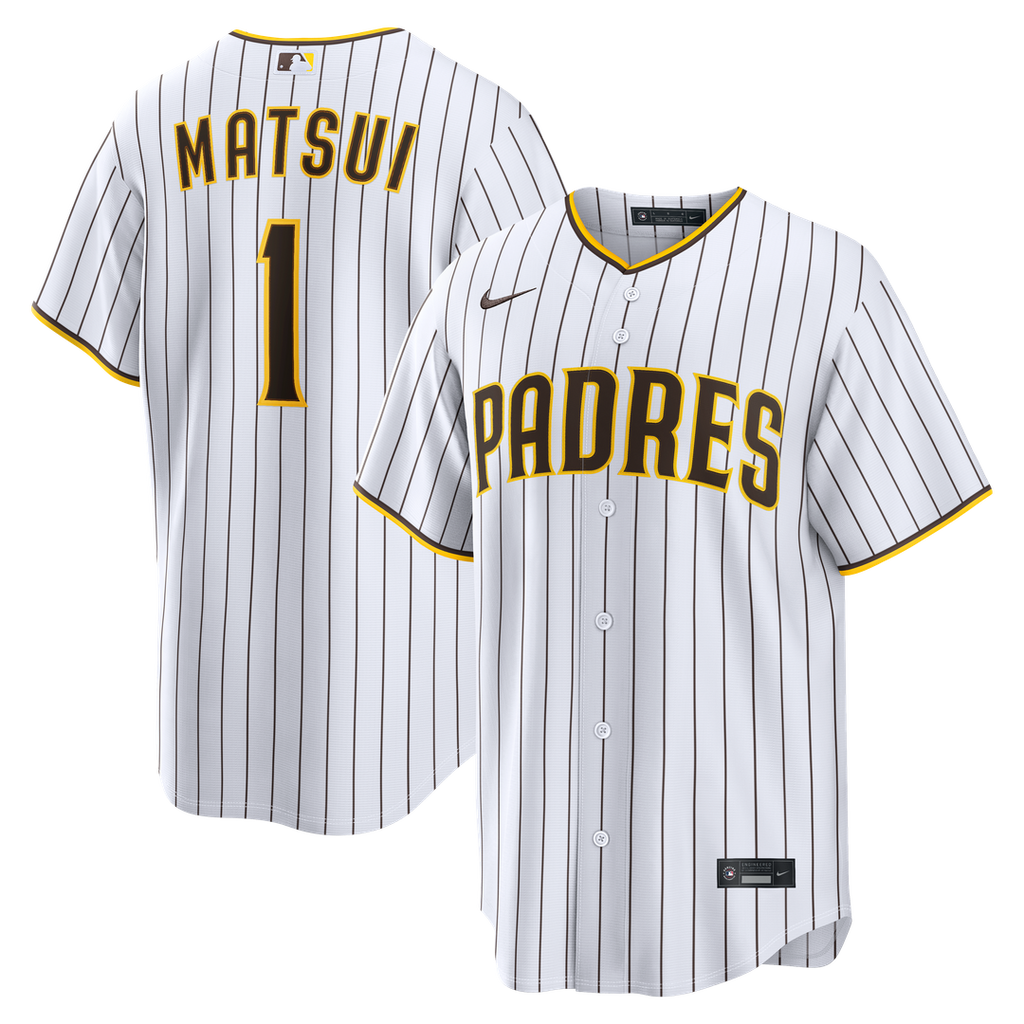 San Diego Padres Yuki Matsui Nike Home Replica Jersey - White