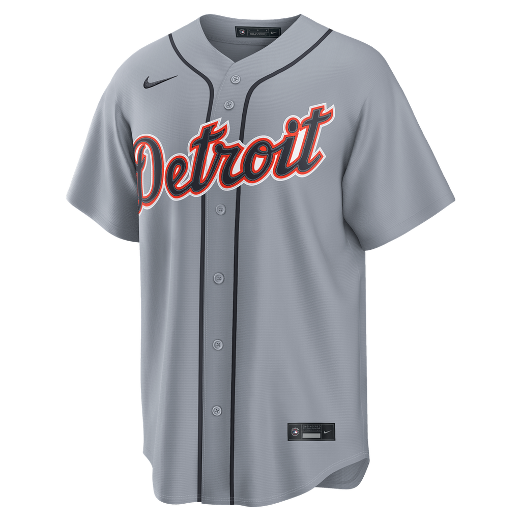 Detroit Tigers Tarik Skubal Nike Road Replica Jersey - Gray