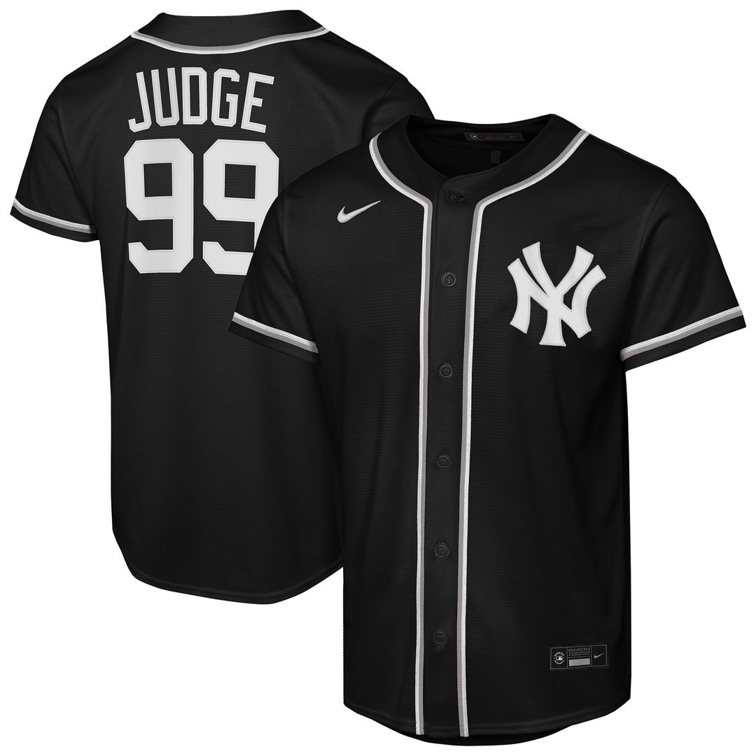 New York Yankees Aaron Judge Nike Youth Fashion Replica Jersey - Black