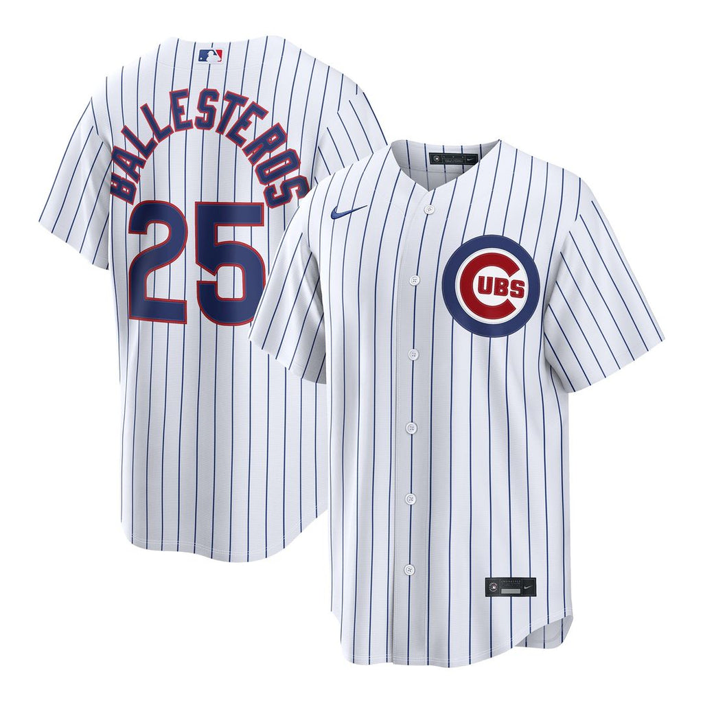 Chicago Cubs Moisés Ballesteros Nike Home Replica Jersey - White