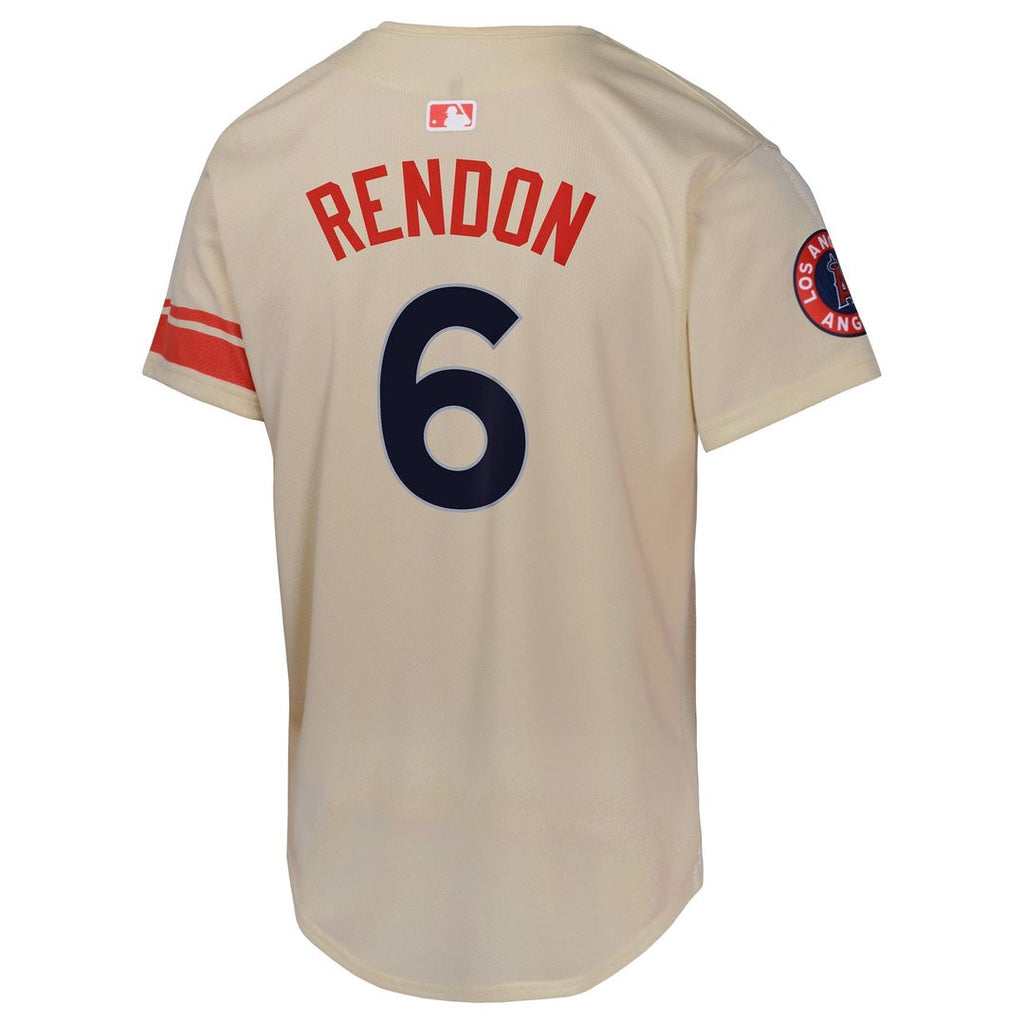 Los Angeles Angels Anthony Rendon Nike Youth City Connect Limited Jersey - Cream
