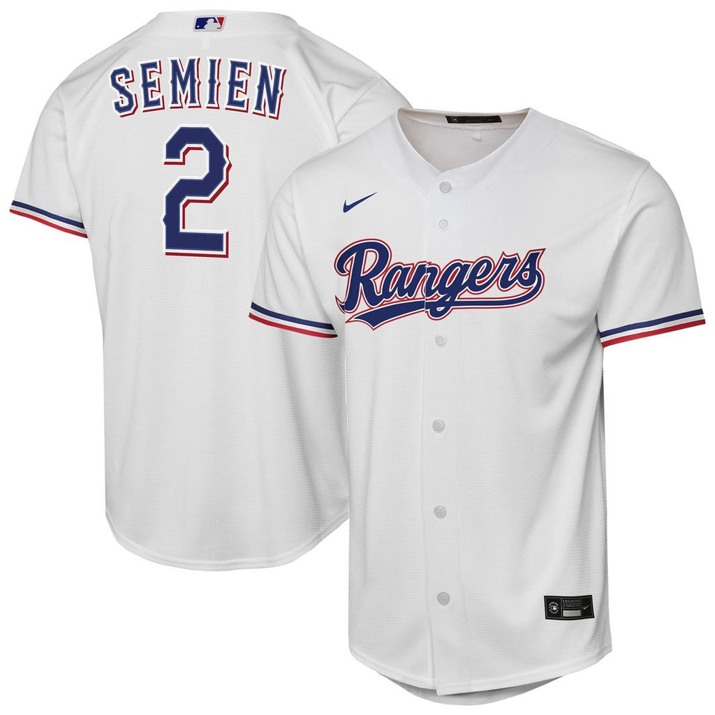 Texas Rangers Marcus Semien Nike Youth Home Replica Jersey - White