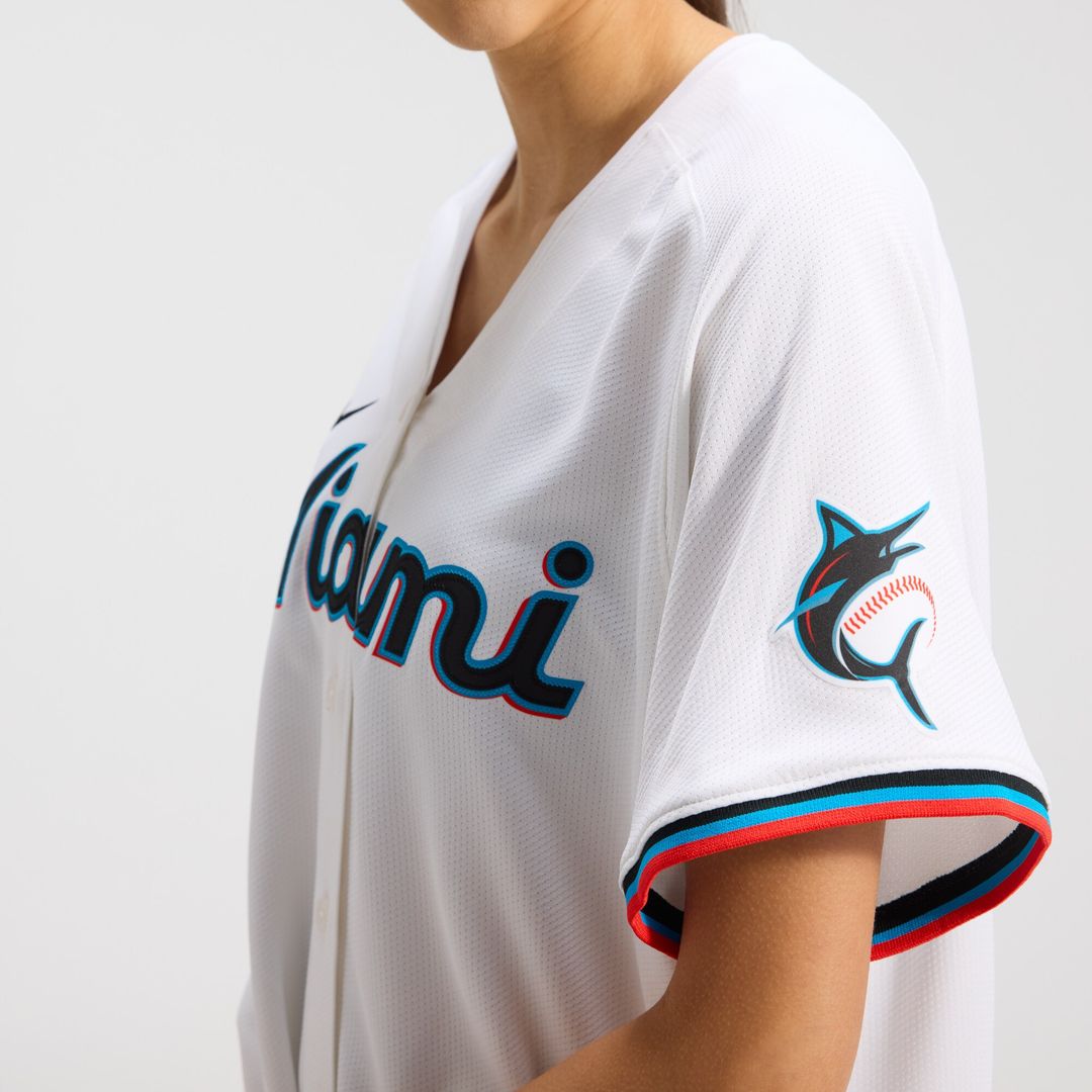 Miami Marlins Sandy Alcantara Nike Women's Home Limited Jersey - White