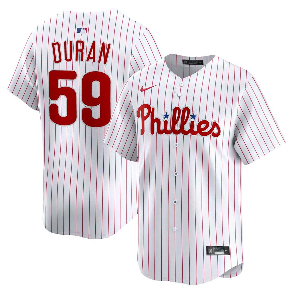 Philadelphia Phillies Jhoan Duran Nike Home Limited Jersey - White