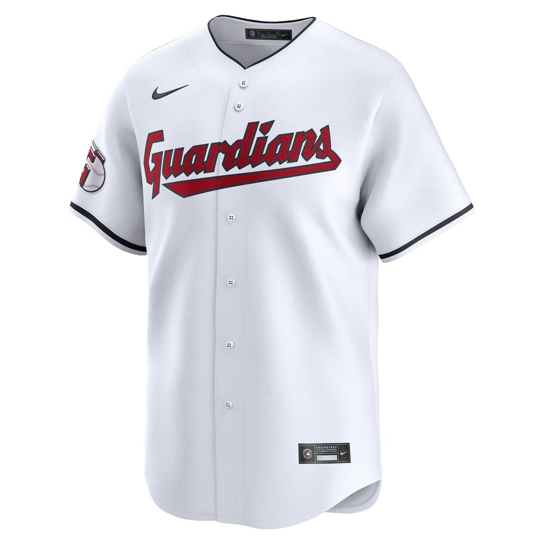 Cleveland Guardians Bo Naylor Nike Home Limited Jersey - White