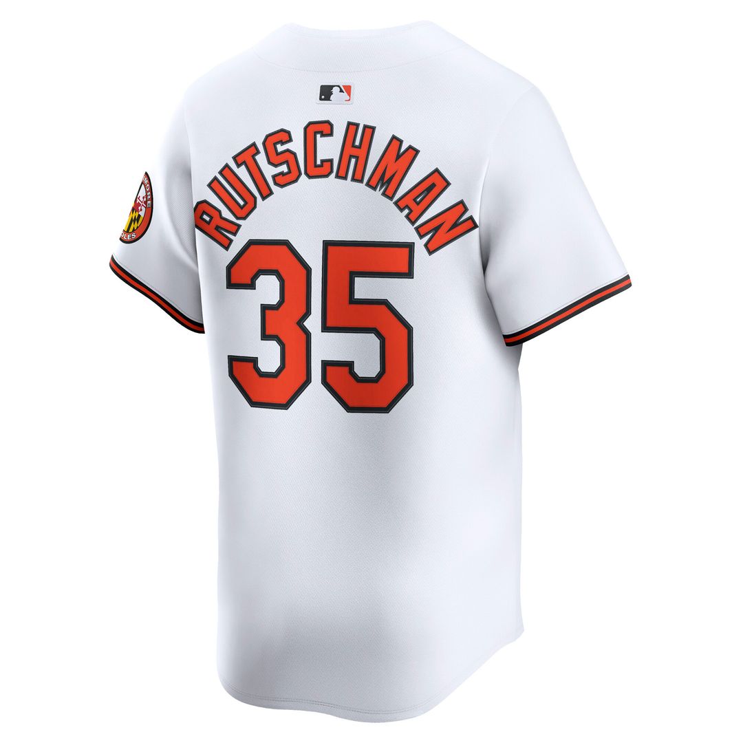 Baltimore Orioles Adley Rutschman Nike Home Limited Jersey - White