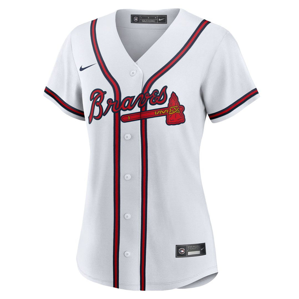 Atlanta Braves Spencer Strider Nike Women's Home Replica Jersey - White