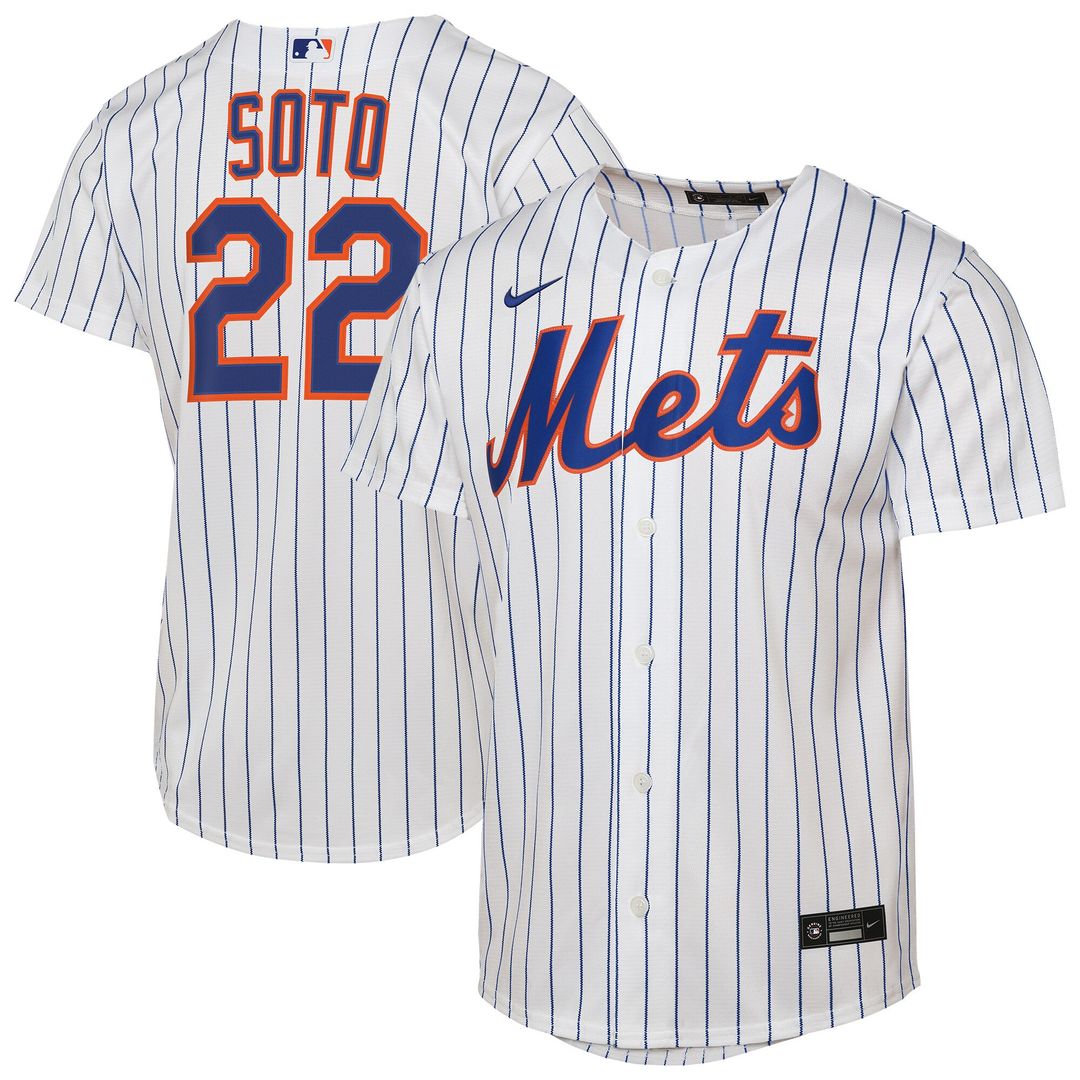 New York Mets Juan Soto Nike Youth Home Replica Jersey - White