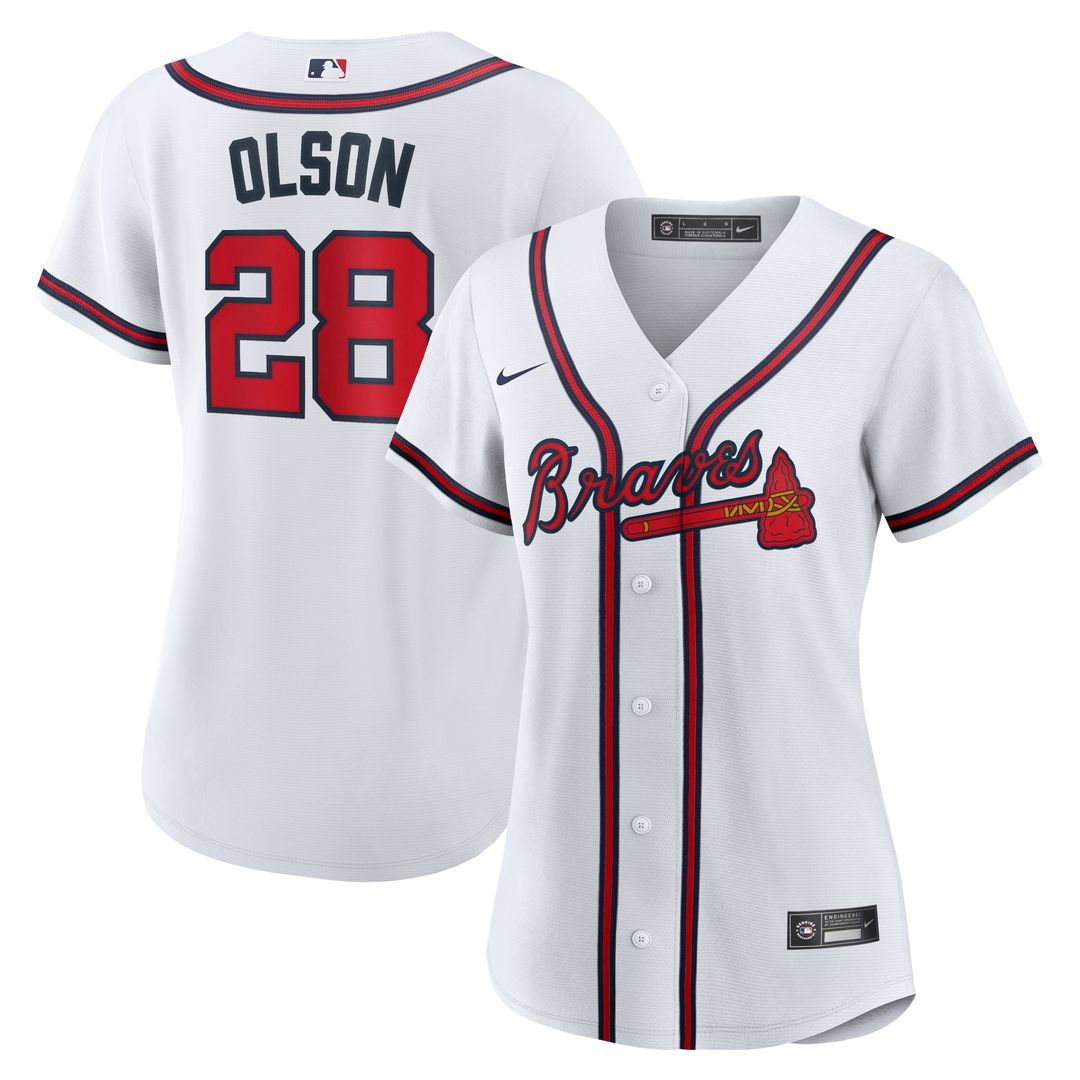 Atlanta Braves Matt Olson Nike Women's Home Replica Jersey - White