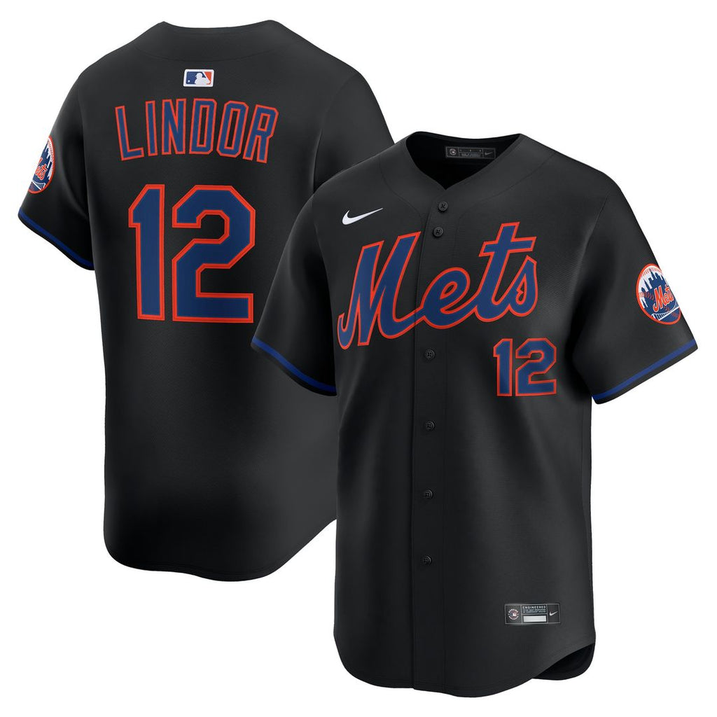 New York Mets Francisco Lindor Nike Home Limited Jersey - White