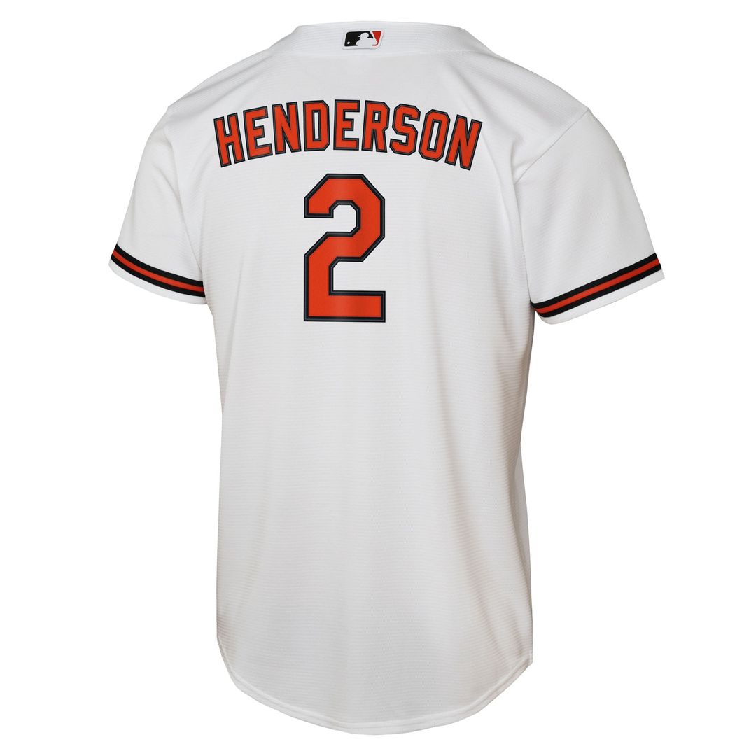 Baltimore Orioles Gunnar Henderson Nike Youth Home Replica Jersey - White
