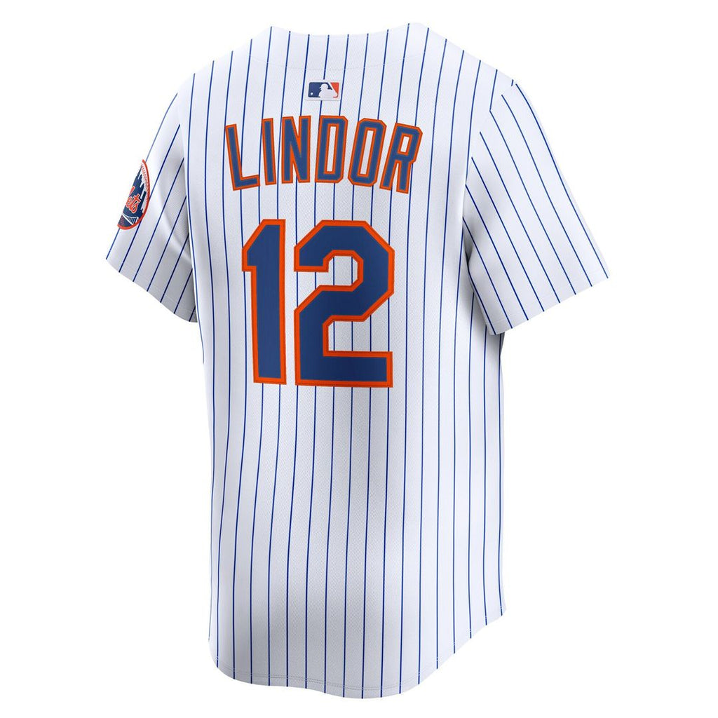 New York Mets Francisco Lindor Nike Road Limited Jersey - Gray