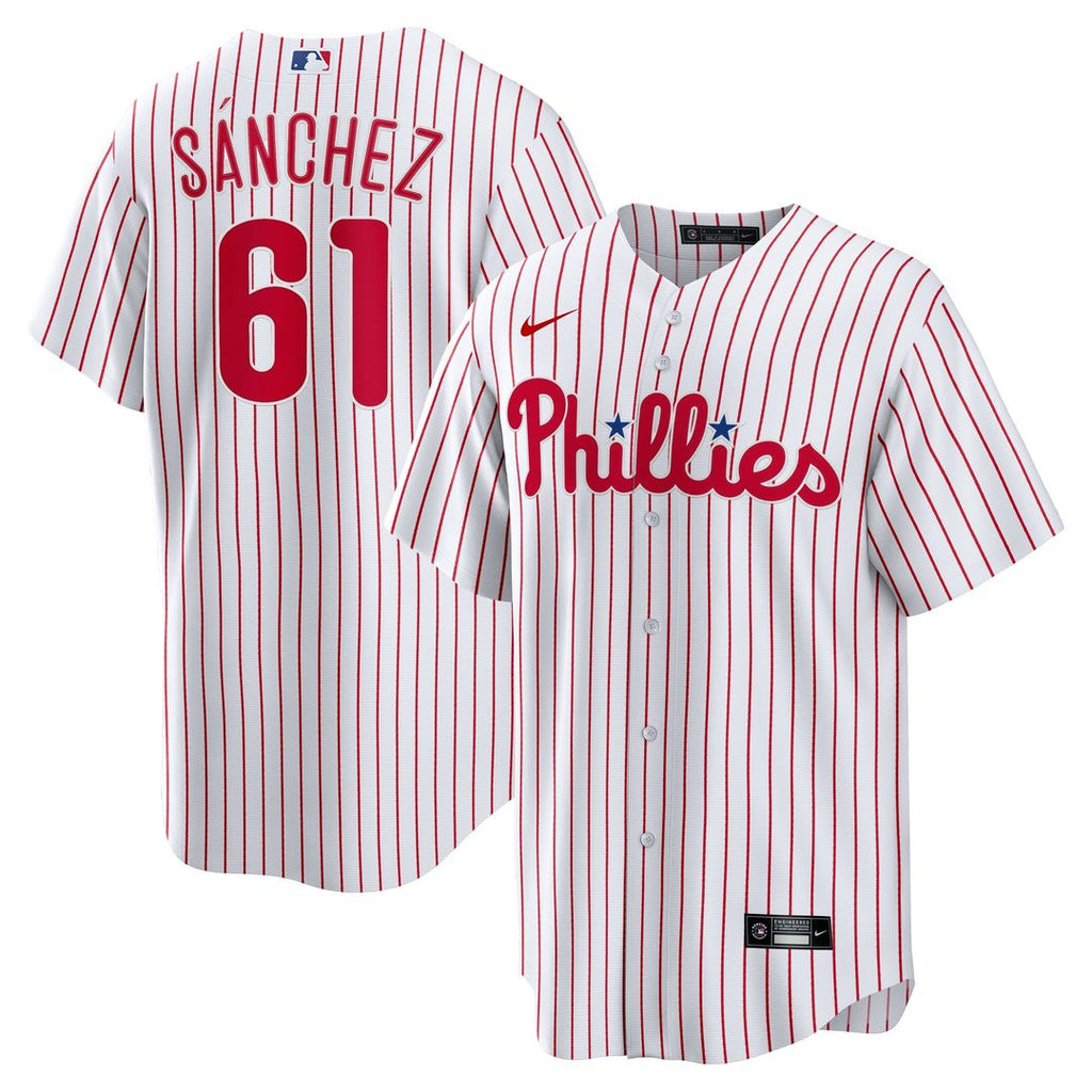 Philadelphia Phillies Cristopher Sanchez Nike Home Replica Jersey - White
