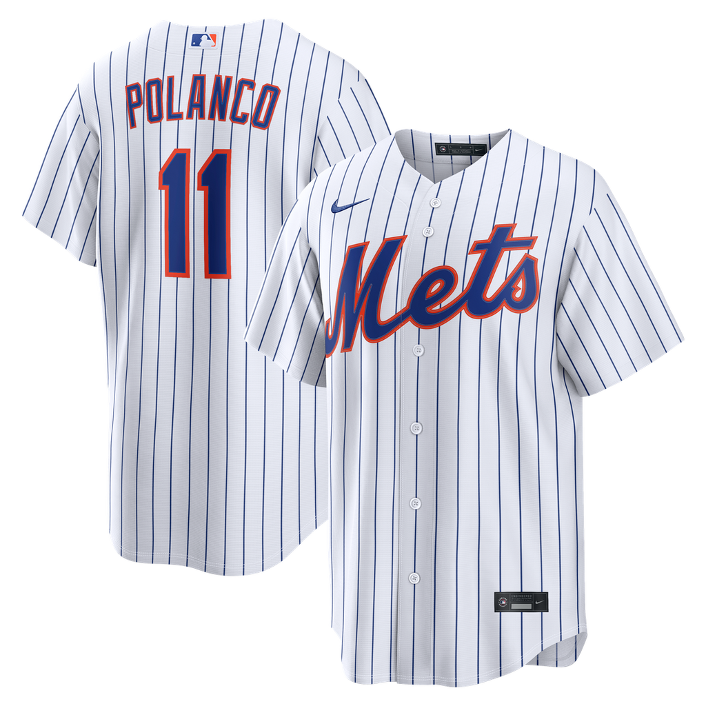 New York Mets Jorge Polanco Nike Home Replica Jersey - White
