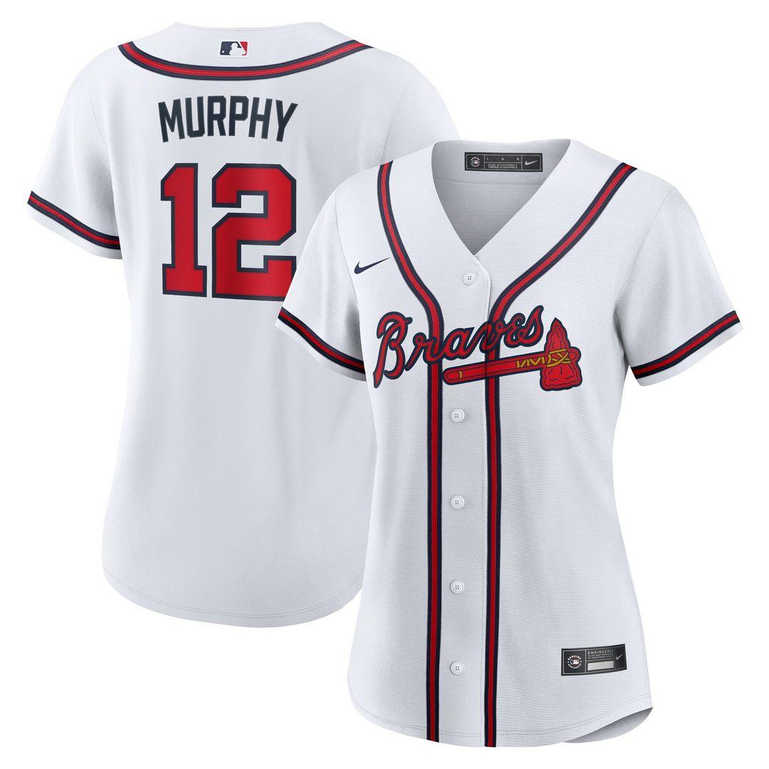 Atlanta Braves Sean Murphy Nike Women's Home Replica Jersey - White