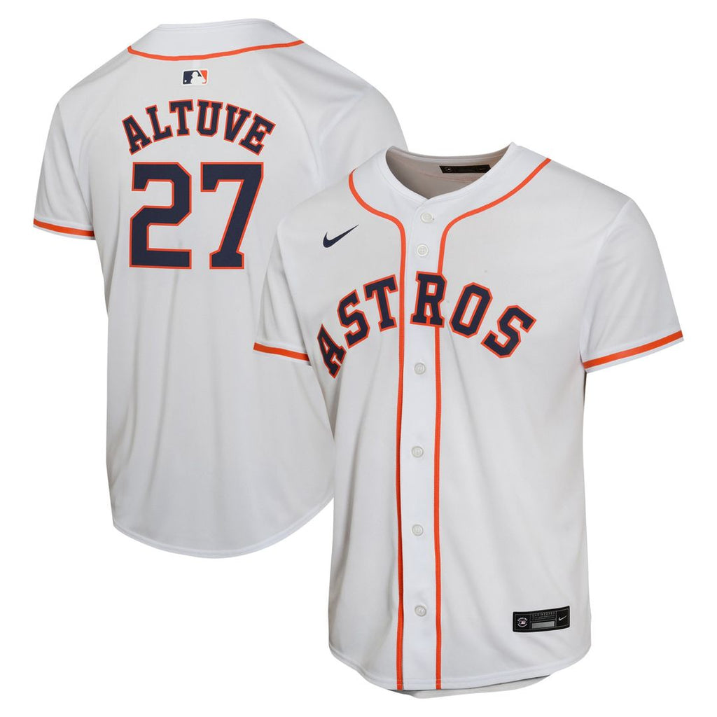 Houston Astros Jose Altuve Nike Youth Home Game Jersey - White