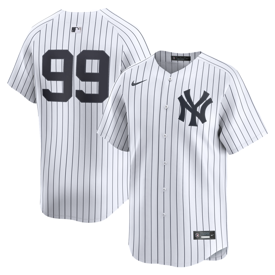 New York Yankees Aaron Judge Nike Home Limited Jersey - White
