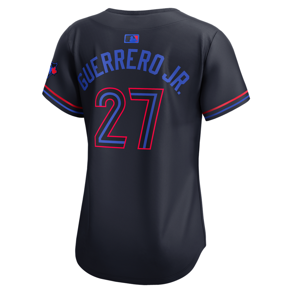 Toronto Blue Jays Vladimir Guerrero Jr. Nike Women's 2024 City Connect Limited Jersey - Navy
