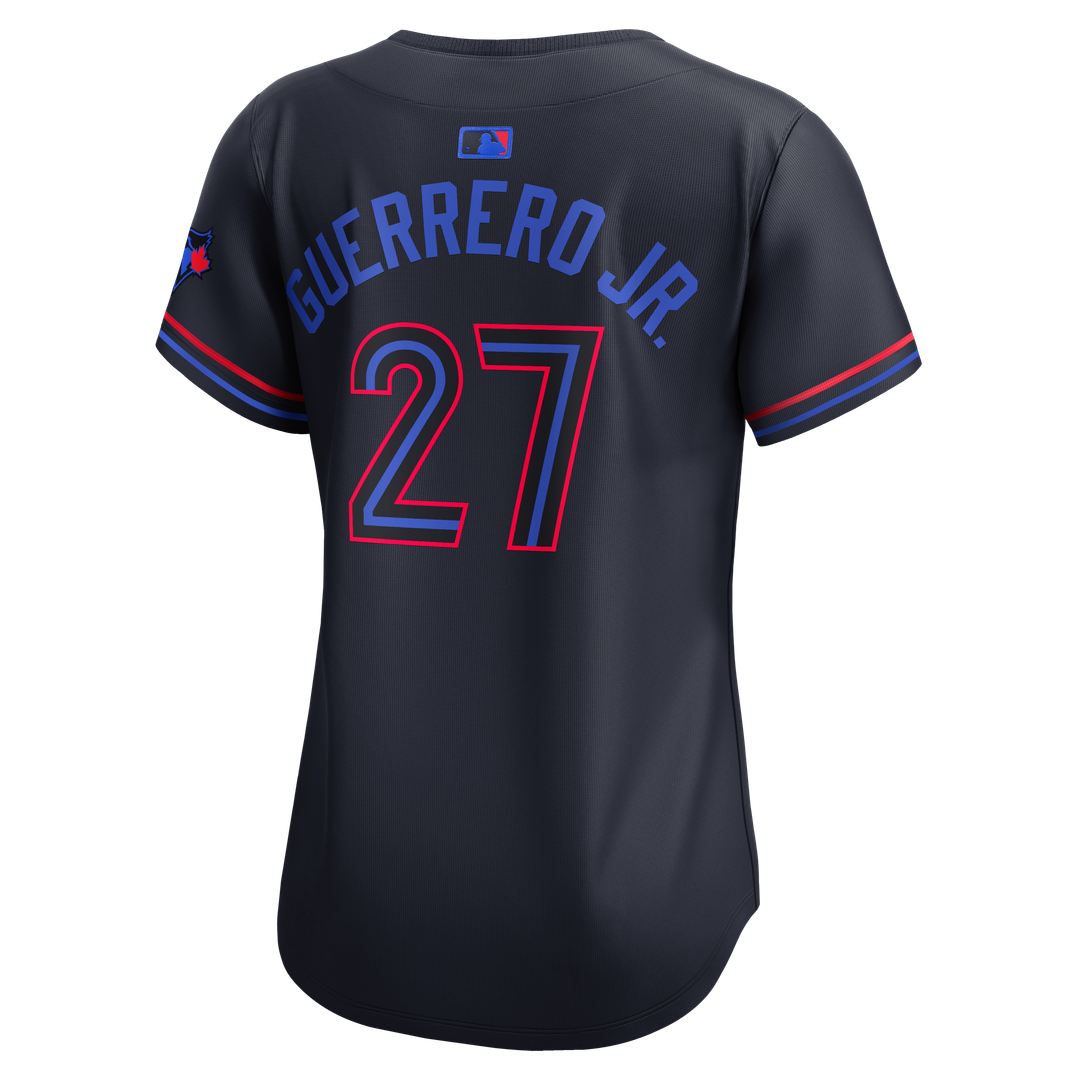 Toronto Blue Jays Vladimir Guerrero Jr. Nike Women's 2024 City Connect Limited Jersey - Navy