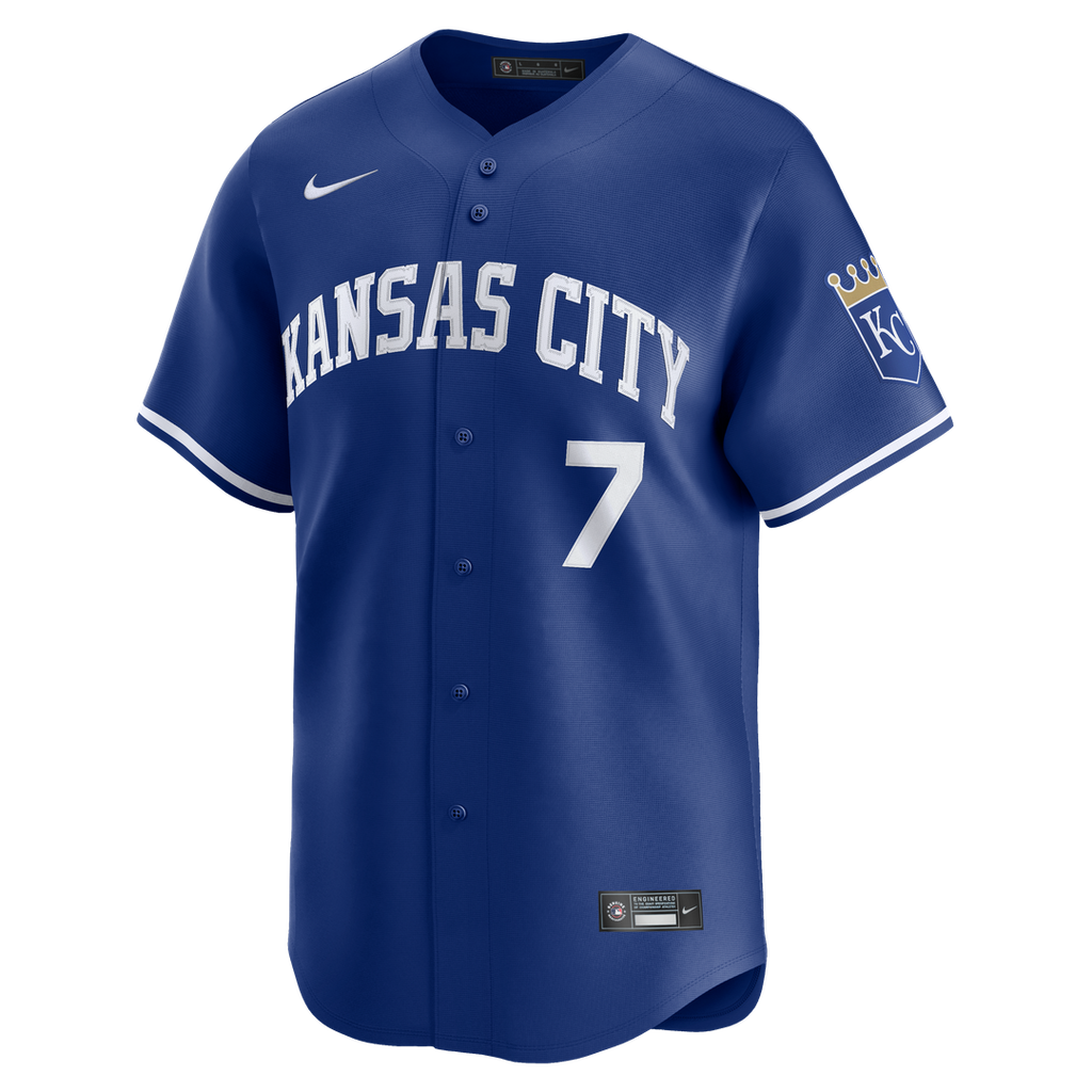 Kansas City Royals Bobby Witt Jr. Nike Alternate 2 Limited Jersey - Royal