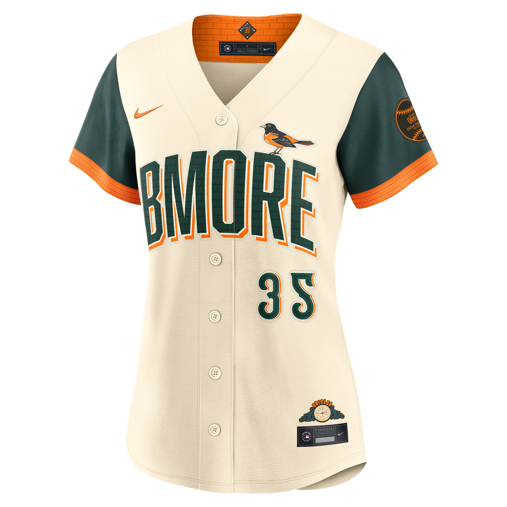 Baltimore Orioles Adley Rutschman Nike Women's 2026 City Connect Stadium Jersey - Cream