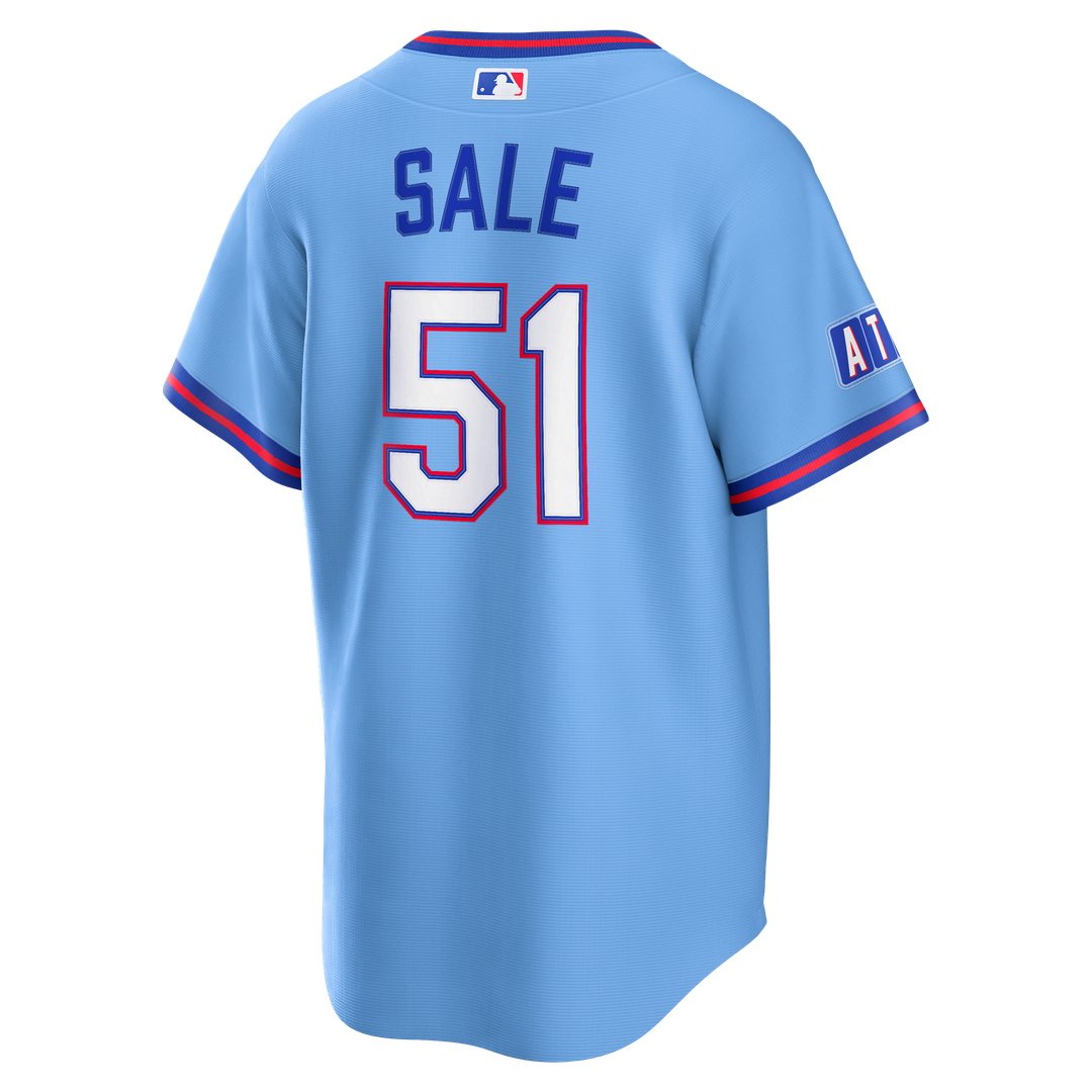 Atlanta Braves Chris Sale Nike 2026 City Connect Stadium Jersey - Powder Blue